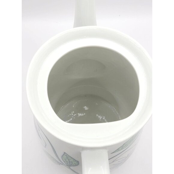 Rorstrand Sweden Sylvia Pattern Coffee Pot Sylvia Leuchovius MCM 70s No Lid Rare - Picture 4 of 8